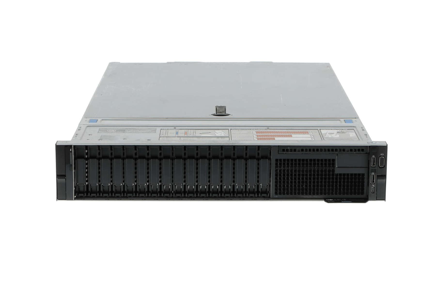 Dell PowerEdge R740 16 - Bay 2x Intel Gold 6138 | 40 CPU Cores | 128GB RAM | 4x Crucial 480GB SATA SSD | PERC H740p - SaveMyServer.com